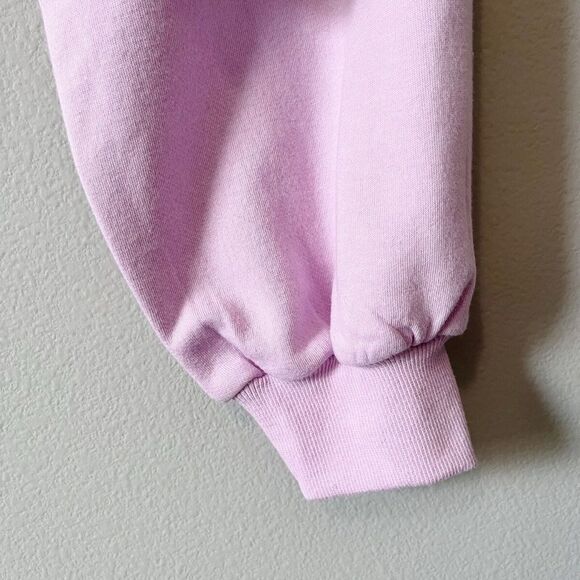 Anthropologie PILCRO Funnel Neck Bubble Hem Pullover Sweatshirt Lavender XS Nwt - Picture 6 of 10